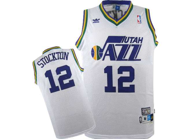 Jazz 12 John Stockton White Hardwood Classics Jersey Dzhi,We sell and wholesale Jazz 12 John Stockton White Hardwood Classics Jersey Dzhi on line form chian!
